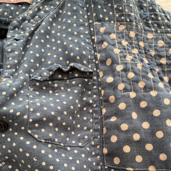 Magnolia Pearl Navy Polka Dot Top - Picture 7 of 9